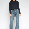 Hello Miss | Wide leg jeans H806-5 Blauw