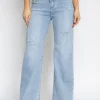 Hello Miss | Wide leg jeans Milou-6 Lichtblauw