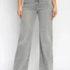 Hello Miss | Wide leg jeans Noor-3 Grijs