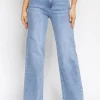 Hello Miss | Wide leg jeans Yara-3 Blauw