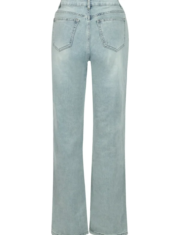 Hello Miss | Wide leg jeans H692-2 Blauw