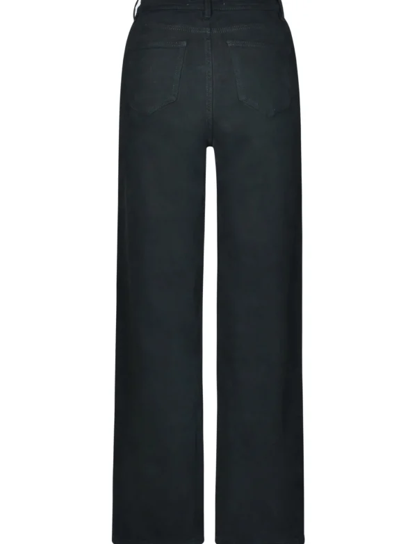 Hello Miss | Wide leg jeans HM6166 Zwart