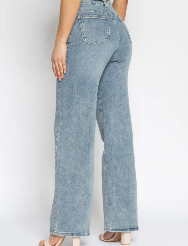 Hello Miss | Wide leg jeans Noor-4 Blauw