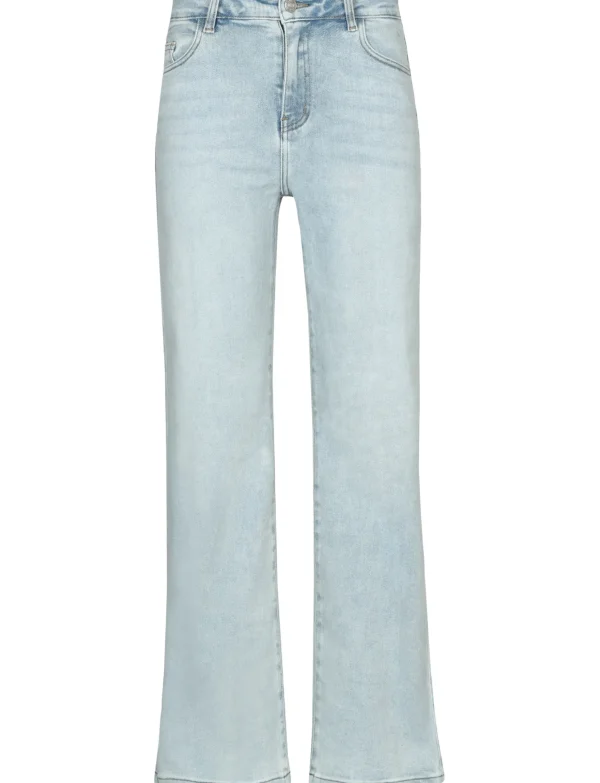 Hello Miss | Wide leg jeans H876-13 Lichtblauw