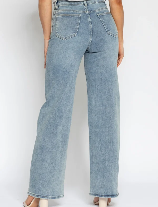 Hello Miss | Wide leg jeans Noor-4 Blauw