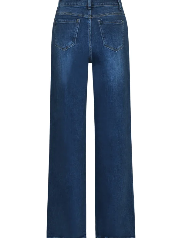 Hello Miss | Wide leg jeans HM5313-3 Blauw