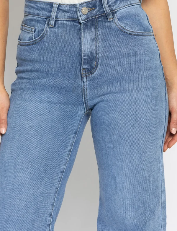 Hello Miss | Wide leg jeans Sara Blauw