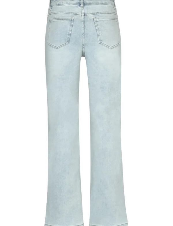 Hello Miss | Wide leg jeans H876-13 Lichtblauw