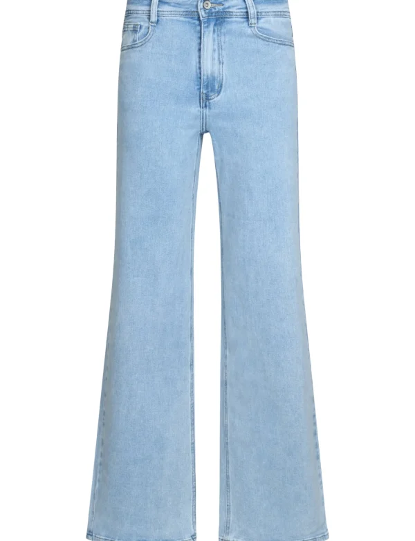 Hello Miss | Wide leg jeans HM6640 Blauw
