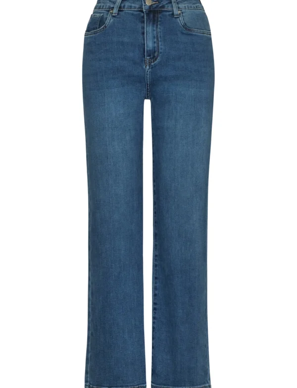 Hello Miss | Wide leg jeans HM5298-3 Blauw