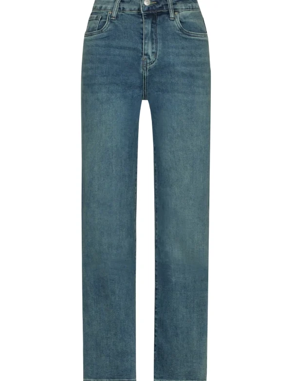 Hello Miss | Wide leg jeans HM5298-4 Blauw