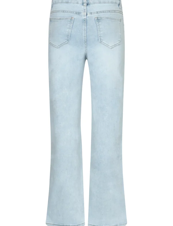 Hello Miss | Wide leg jeans H876-14 Lichtblauw