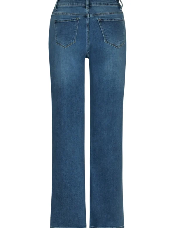 Hello Miss | Wide leg jeans HM5298-3 Blauw