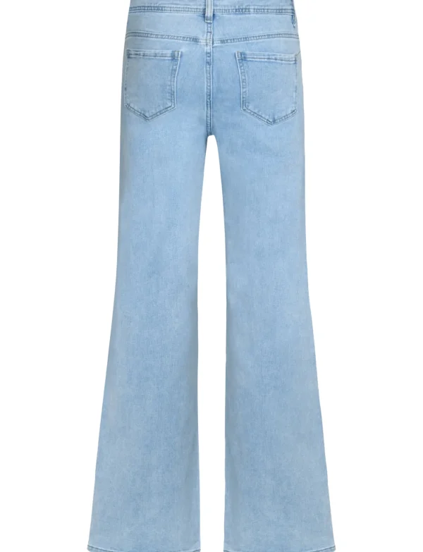 Hello Miss | Wide leg jeans HM6640 Blauw