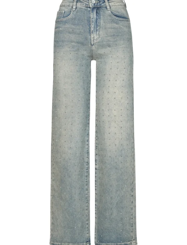 Hello Miss | Wide leg jeans HM6721-2 Blauw