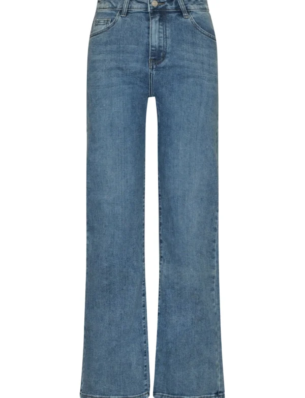 Hello Miss | Wide leg jeans H806-5 Blauw