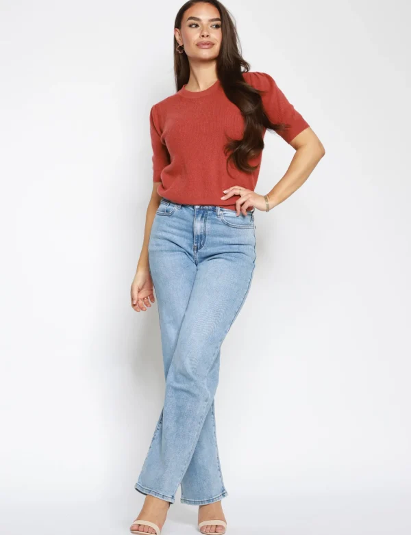 Hello Miss | Wide leg jeans HM5288 Blauw