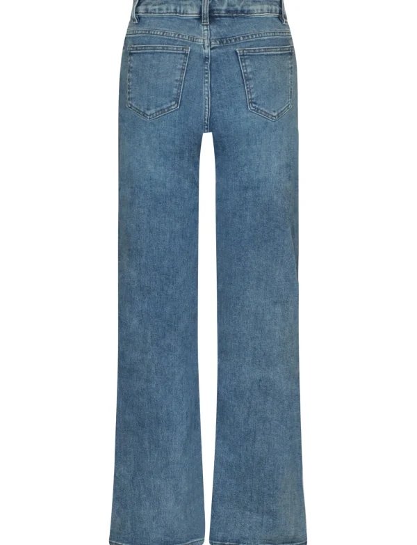Hello Miss | Wide leg jeans H806-5 Blauw