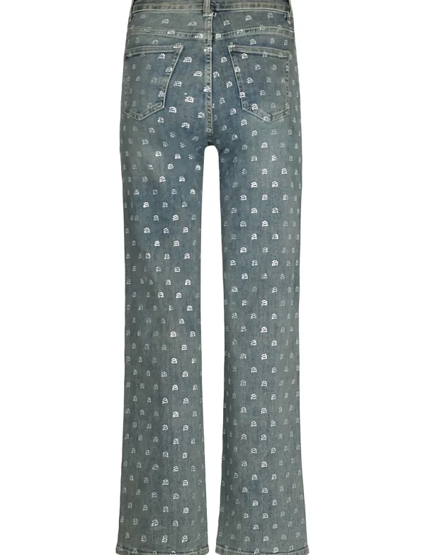 Hello Miss | Wide leg jeans HM6720 Blauw