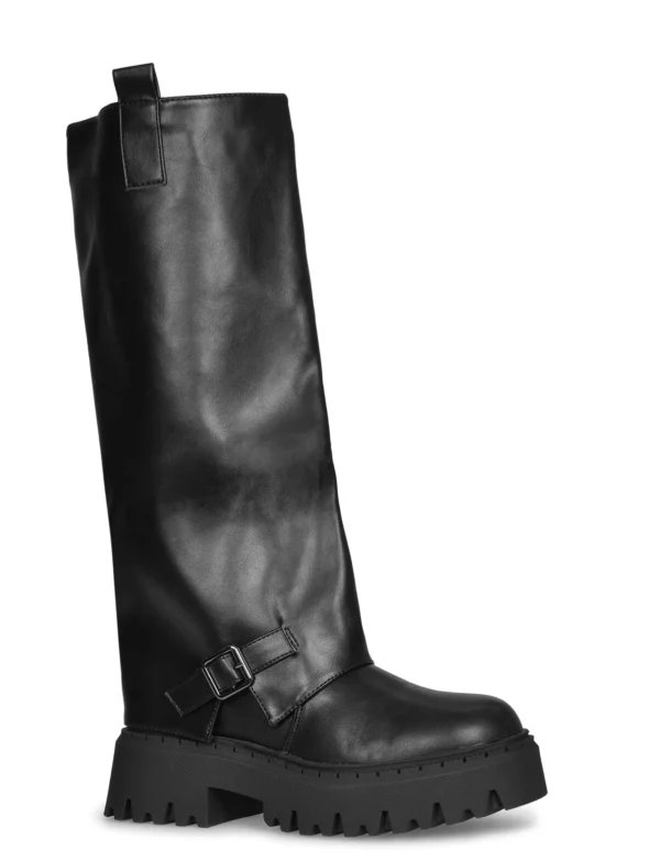 Hoge boot Mery Zwart