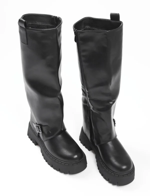 Hoge boot Mery Zwart