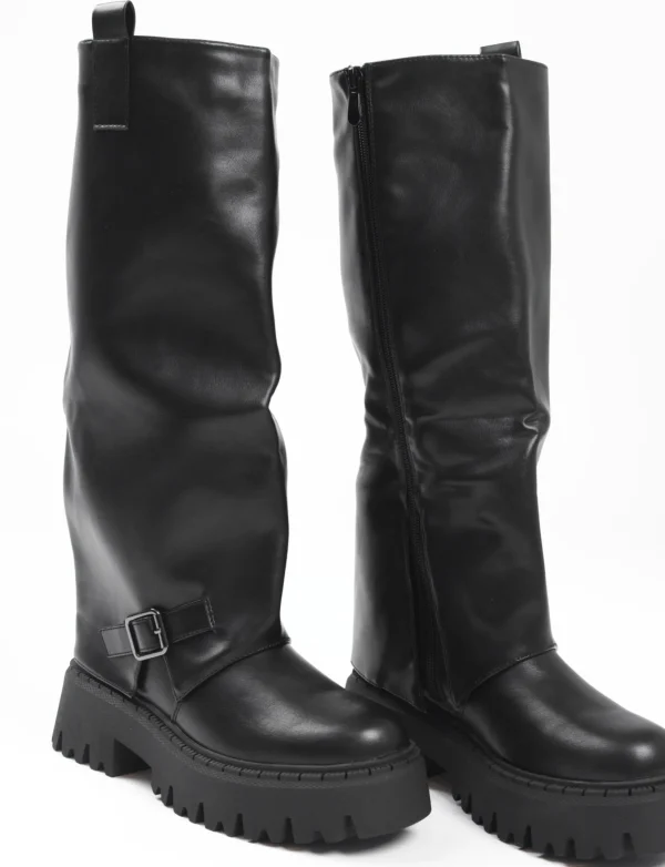 Hoge boot Mery Zwart