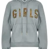 Hoodie Girls Grijs