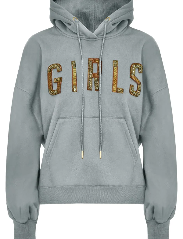 Hoodie Girls Grijs