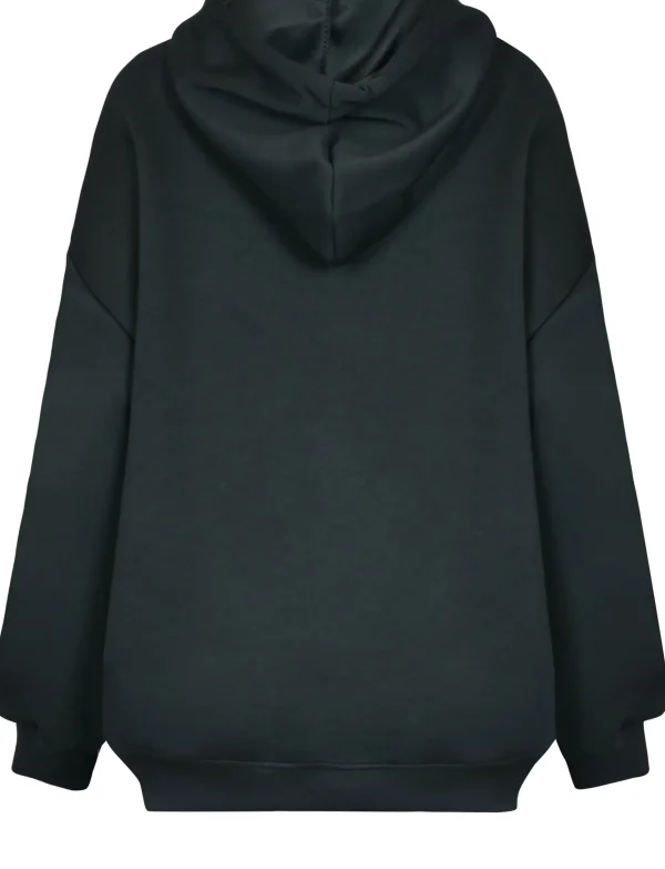 Hoodie love Yourself Zwart