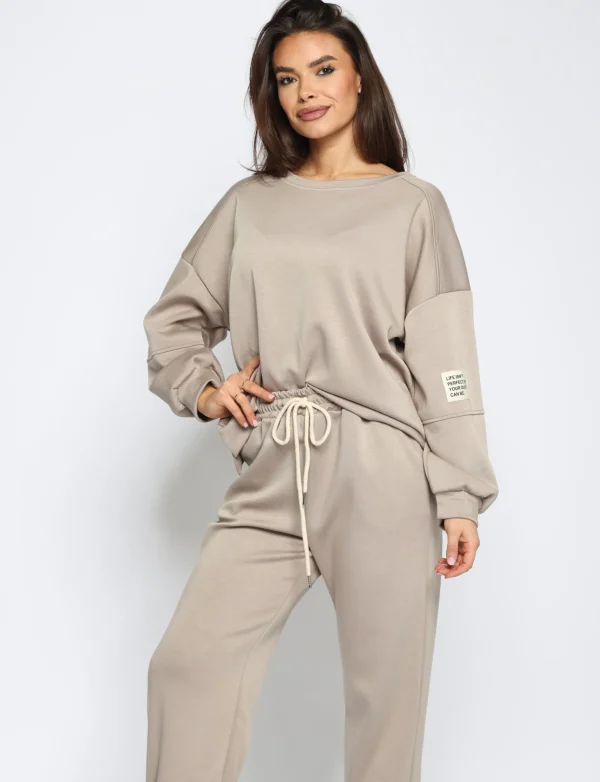 Huispak Life isn't perfect Taupe