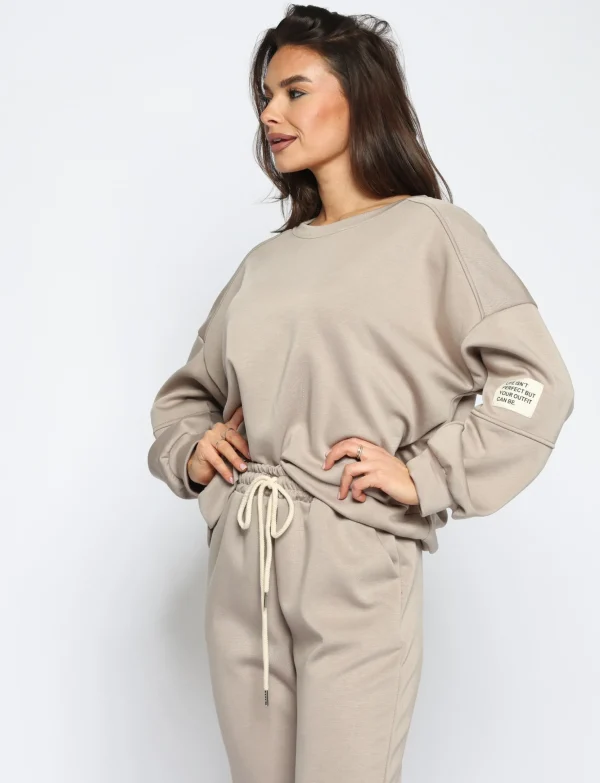 Huispak Life isn't perfect Taupe