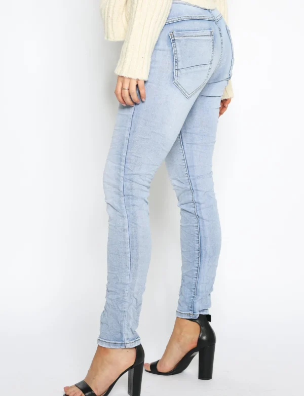 Jewelly | Skinny jeans JP2625 Blauw