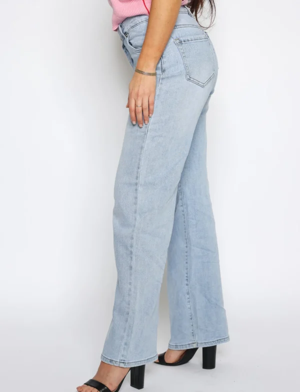 Jewelly | Wide leg jeans JW805 Blauw