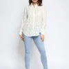 Kanten blouse Bonney Wit