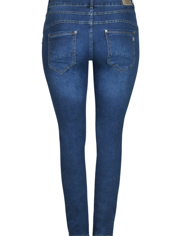 Karostar | Skinny jeans K8902 Donkerblauw