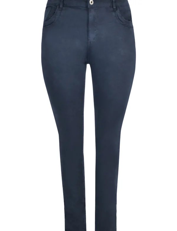Karostar | Slim jeans K8213 Donkerblauw