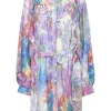 Lange blouse Liva Paars