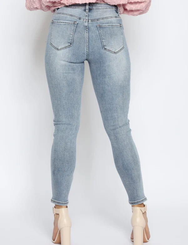 Laulia | Skinny jeans AP377-89 Blauw
