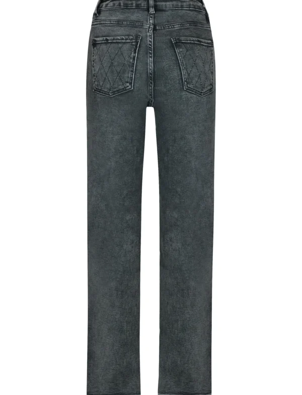 Laulia | Straight leg jeans T241-4 Grijs
