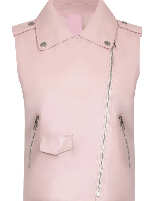 Leatherlook gilet Skye Roze