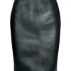 Leatherlook rok Vie Zwart