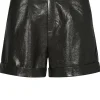 Leatherlook short Kayla Zwart