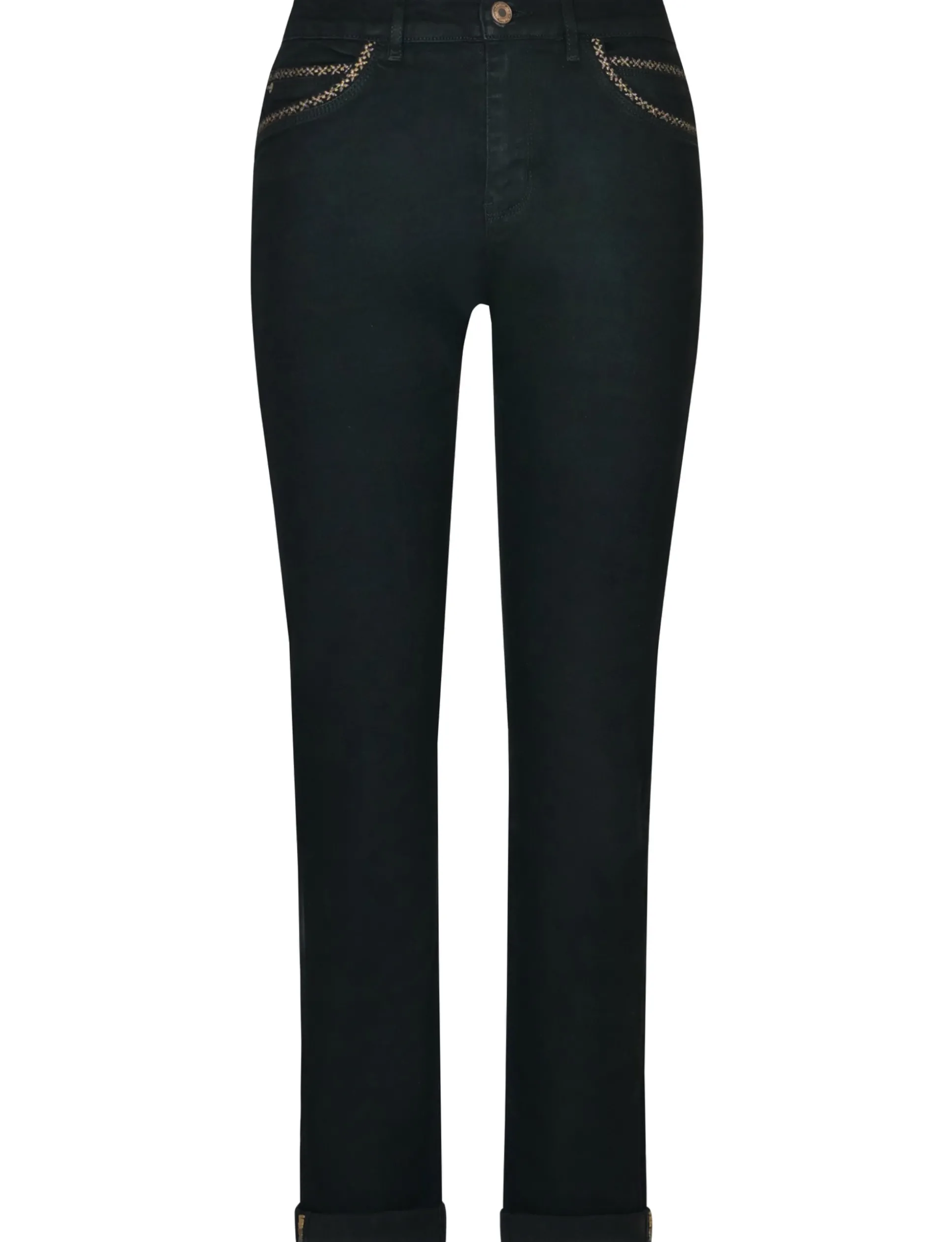 maison_onado__straight_je_0.webp Maison Onado | Straight jeans H4008 Zwart