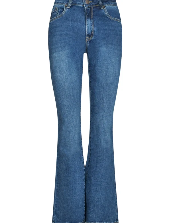 Norfy | Flared jeans 8445 Blauw