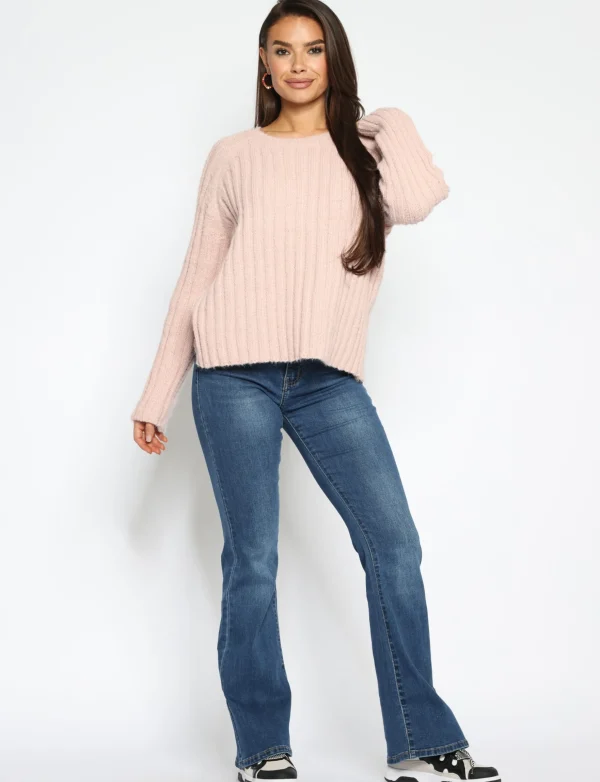 Norfy | Flared jeans 8366 Blauw