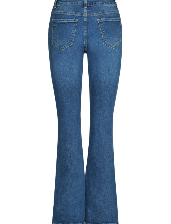 Norfy | Flared jeans 8445 Blauw