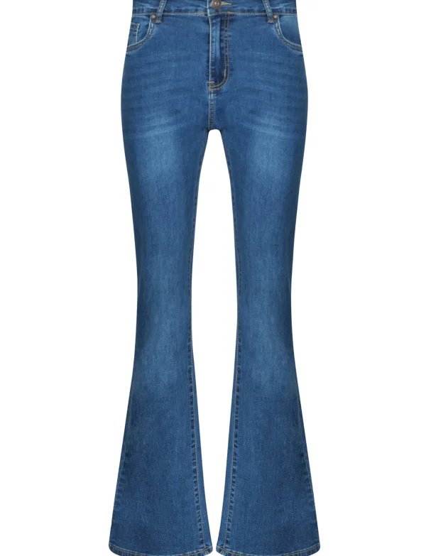 Norfy | Flared jeans 8366 Blauw
