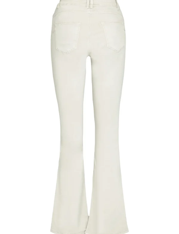 Norfy | Flared Jeans K586-1 Beige
