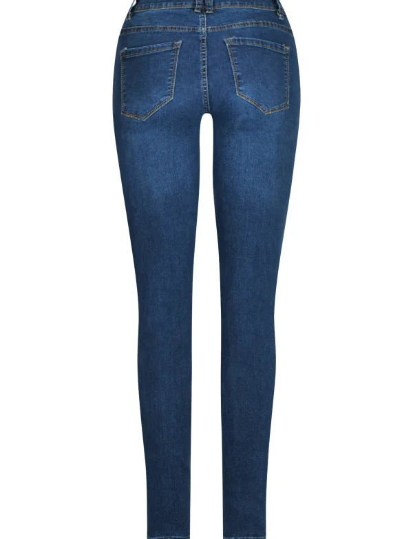 Norfy | Skinny jeans 8448-1 Donkerblauw