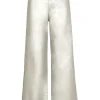 Norfy | Wide leg broek 8451 Goud